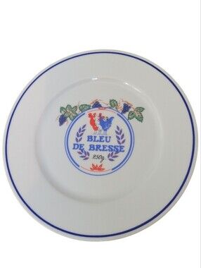 Revol - Bleu de Bresse - White, Blue, and Green Cheese Plate